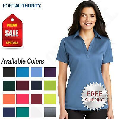 Port Authority Womens Dri-fit Silk Touch Performance Polo Golf Shirt M-l540